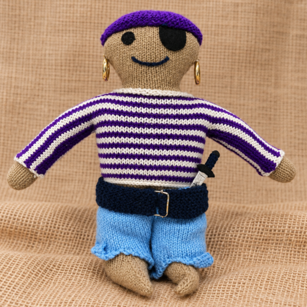 Knitted Pirate Doll