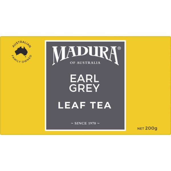 Madura Earl Grey Leaf Tea 200g