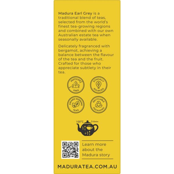 Madura Earl Grey Leaf Tea 200g