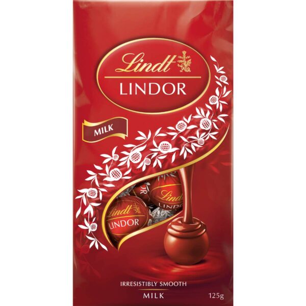 249701_1 Lindt Lindor Milk Chocolate Bag 125g