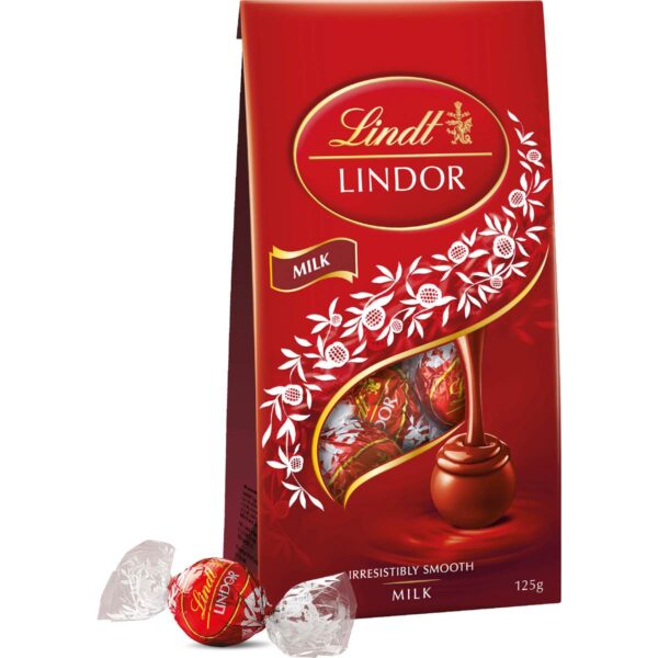 249701_7 Lindt Lindor Milk Chocolate Bag 125g