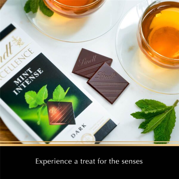 Lindt Excellence Mint Intense Dark Chocolate Block 100g