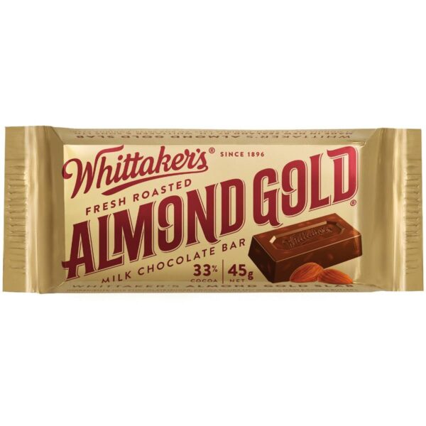 297415 Whittaker's Almond Gold Slab 45g