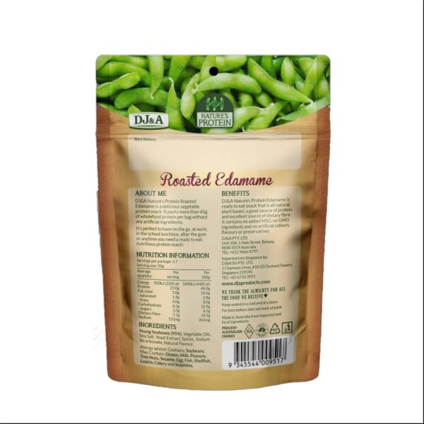 DJ&A Nature's Protein Roasted Edamame 135g