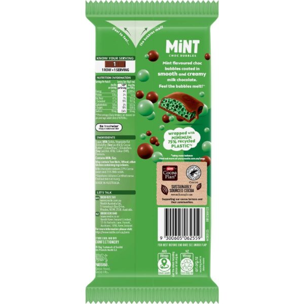 Aero Peppermint Milk Chocolate Block 118g