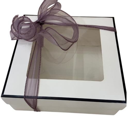 Gift box with ribbon