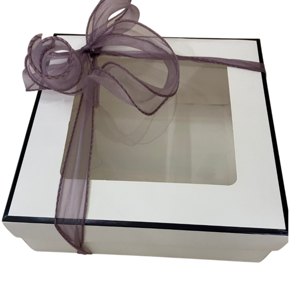 Gift box with ribbon