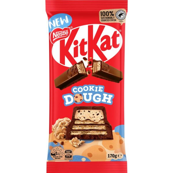 KitKat Cookie Dough Milk Chocolate Block 170g