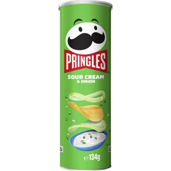 Pringles Sour Cream & Onion Potato Chips 134g