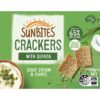 Sunbites Biscuit Crackers Share Pack Sour Cream & Chives 110g
