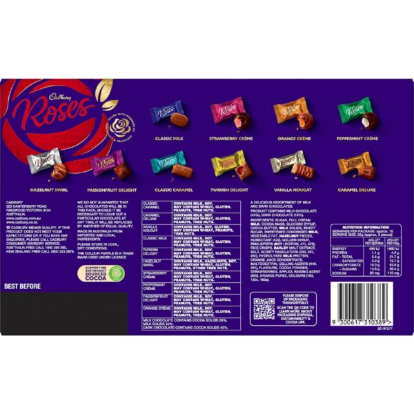 Cadbury Roses Chocolate Gift Box 380g