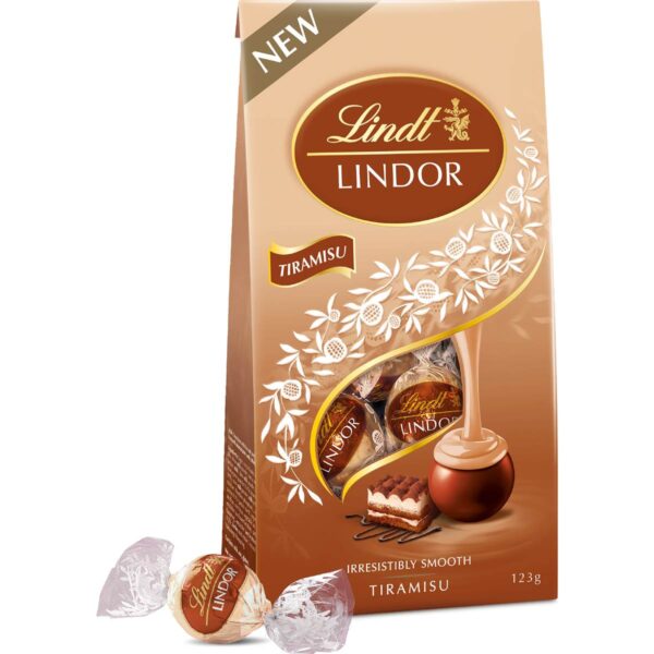 6031082_7 Lindt Lindor Tiramisu Chocolate Pouch 123g