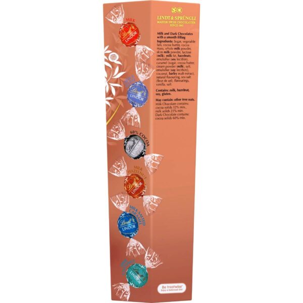 Lindt Lindor Assorted Chocolate Rose Gold Cornet 331g