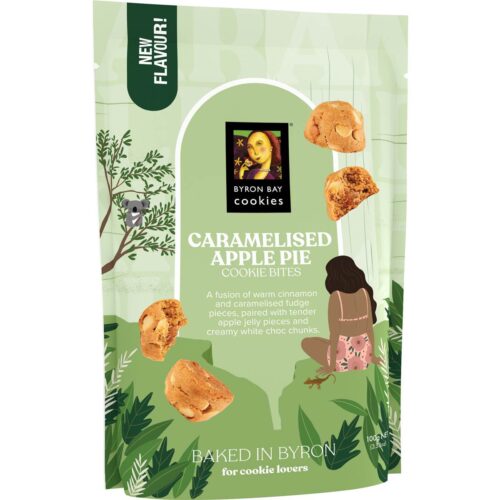 Byron Bay Cookies Caramelised Apple Pie Cookie Bites 100g