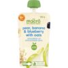 Macro Baby Food Pouch Pear Banana Blueberry & Oats 120g
