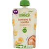 Macro Baby Food Pouch Banana & Vanilla Custard 6+ Months 120g