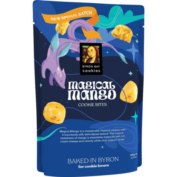 6061587 Byron Bay Cookies Bites Magical Mango 100g