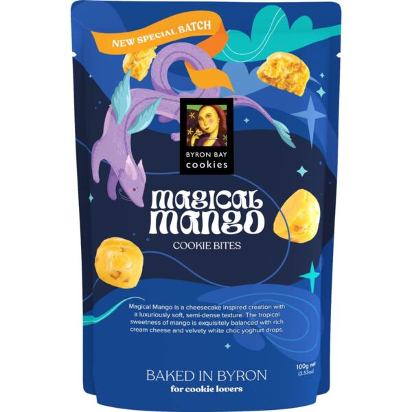 6061587_1 Byron Bay Cookies Bites Magical Mango 100g