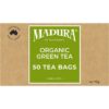 Madura Organic Green Tea Bags 50 pack