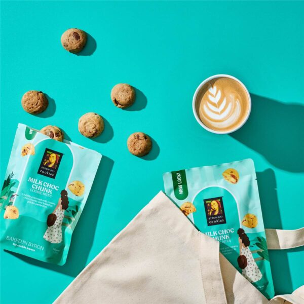 Byron Bay Cookies Milk Choc Chunk Cookie Bites 100g
