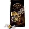 Lindt Lindor 70% Cocoa Dark Chocolate Bag 123g