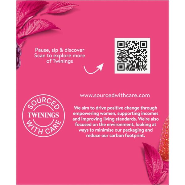 Twinings Strawberry Raspberry & Loganberry Tea Bags 10 pack