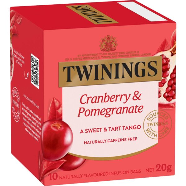 701318 Twinings Cranberry & Pomegranate Tea Bags 10 pack