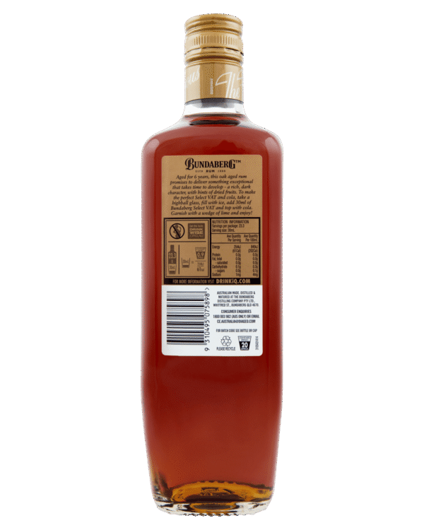Bundaberg Select Vat Rum 700mL