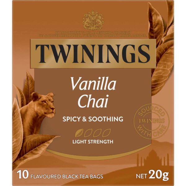 Twinings Chai Vanilla Tea Bags Chai Tea 10 pack