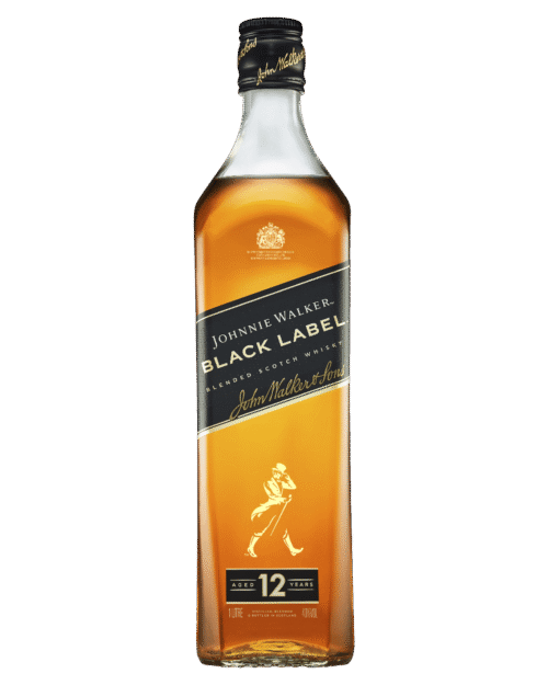 Johnnie Walker Black Label 12 Year Old Blended Scotch Whisky 1L