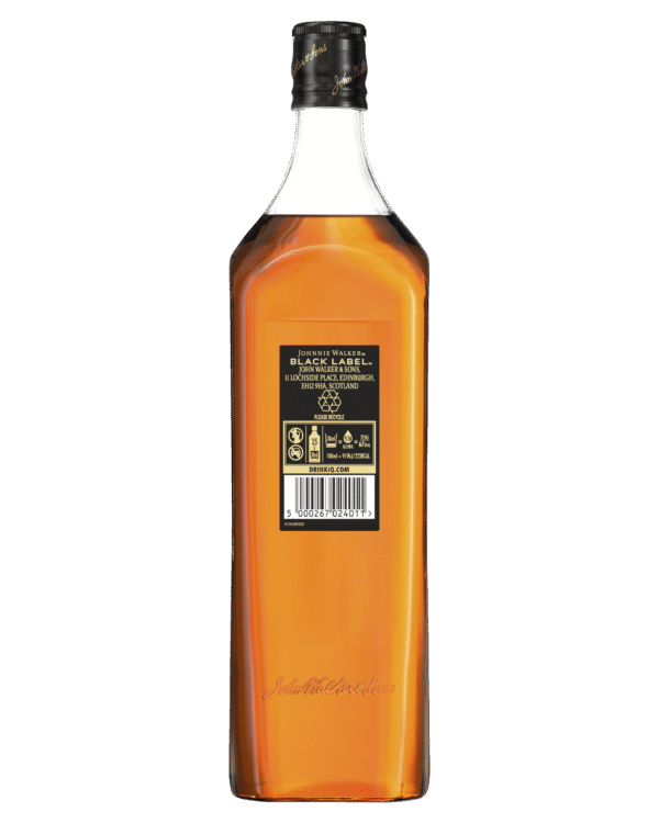 Johnnie Walker Black Label 12 Year Old Blended Scotch Whisky 1L