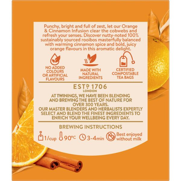 791152_2 Twinings Orange & Cinnamon Tea Bags Tea 10 pack