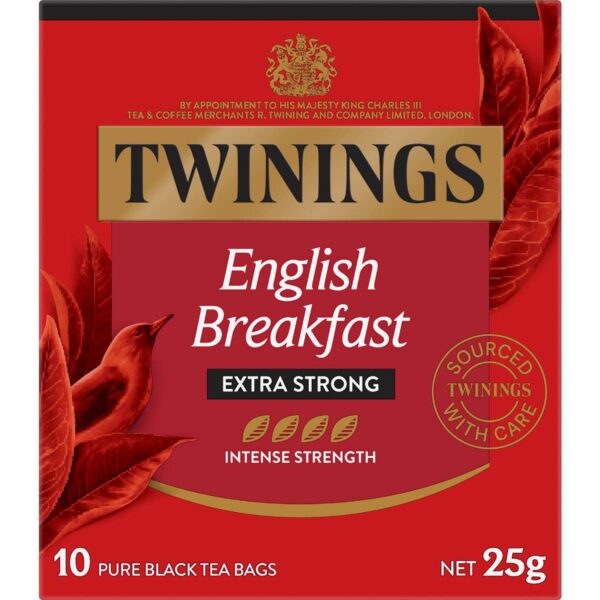 Twinings English Breakfast Extra Strong Tea Bags 10 pack