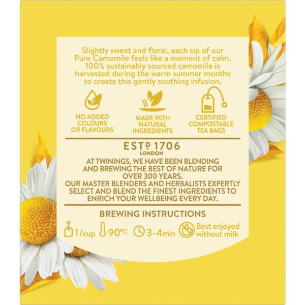 Twinings Pure Camomile Tea Bags Bags 10 pack