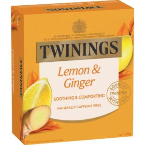 Twinings Tea Bags Lemon & Ginger 80 pack