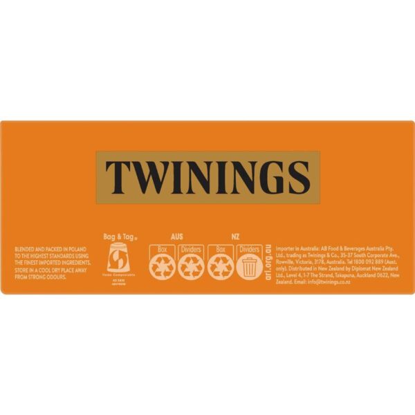 Twinings Tea Bags Lemon & Ginger 80 pack