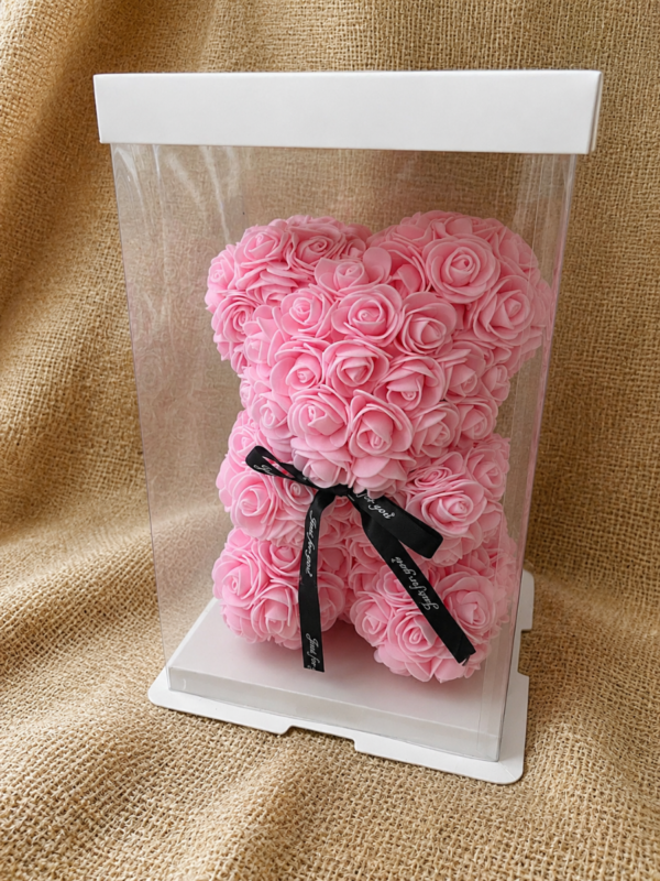 pink rose bear